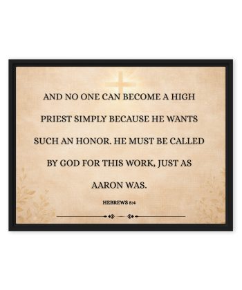 Framed canvas Christian Wall Art Print | Christian Canvas Print for Church Wall Decor | Scripture Art on our Faith, Humility & Love | Minimalist Religious Wall Art Print