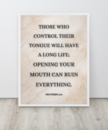 Christian Office Wall framed canvas Art Print – Bible Verse Decor for Workplace, Faith-Based Inspirational Scripture Poster, Minimalist Christian Wall Prints, Motivational Office Decor